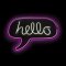2Kids Toys LED NEON LIGHT lampka hello
