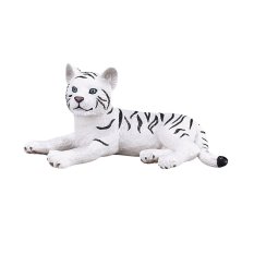 Mojo Weißer Bengal-Tiger Junges liegend