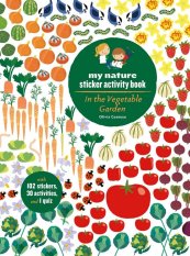 Chronicle Books Książka z naklejkami do aktywności Moja natura W warzywnym ogrodzie