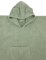 Poncho EKO de algodón con capucha y orejas, verde oliva, 75x120 cm