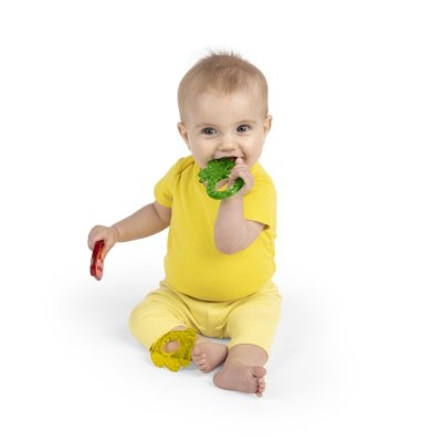 BRIGHT STARTS Mordedor Juicy Chews™ 3 peças 3m+