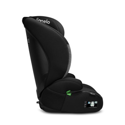 LIONELO Bilbarnstol Lars i-Size (100-150 cm) Black Grey