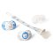 BABYONO Schnullerclip blau 0m+