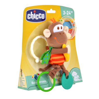 CHICCO Mordedor/chocalho vibratório para macaco 3m+