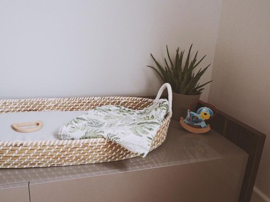 AHOJBABY Skötkorg Smart Basket naturlig + matt