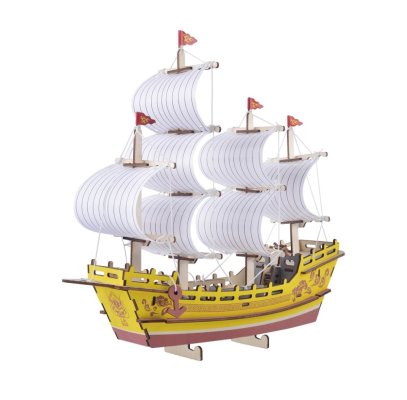 Woodcraft Holz 3D Puzzle Handelsschiff