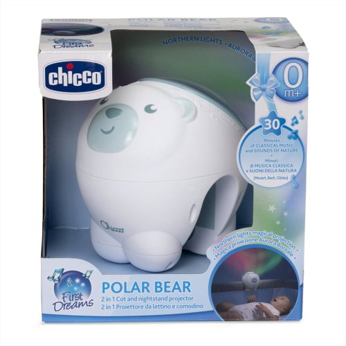CHICCO Aurora projector Polar bear blue
