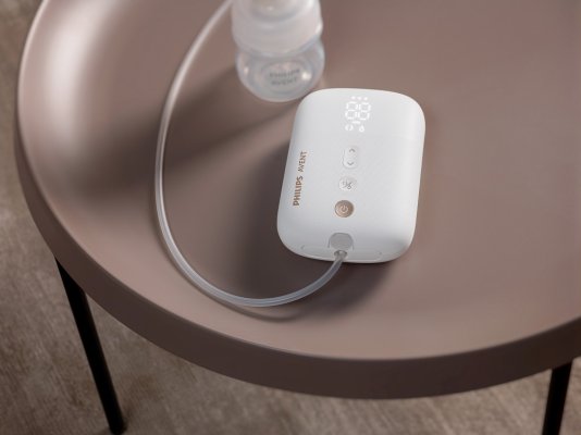 Philips AVENT Milchpumpe Elektrisch Premium Wiederaufladbar SCF396/31+Geschenk