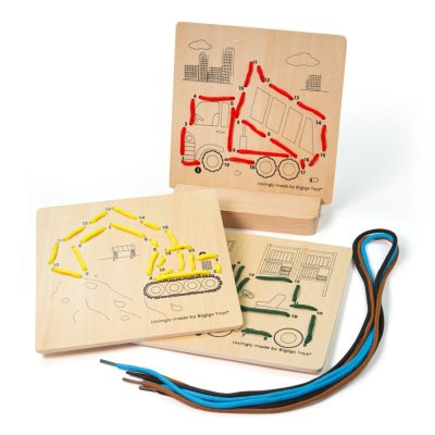 Bigjigs Toys Infila per numero Macchine da cantiere