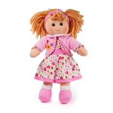 Bigjigs Toys Poupée de chiffon Kelly 34 cm