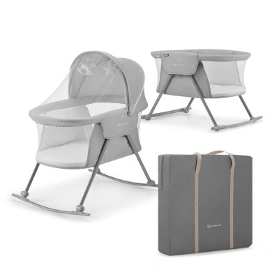 KINDERKRAFT Lit bébé 3 en 1 Lovi Gris