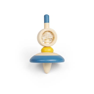 Bigjigs Toys Drveni zvrk s užetom 1 kom