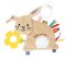 Conejo de peluche juguetón Rainbow