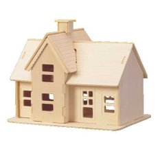 Woodcraft Drvene 3D puzzle Kućica