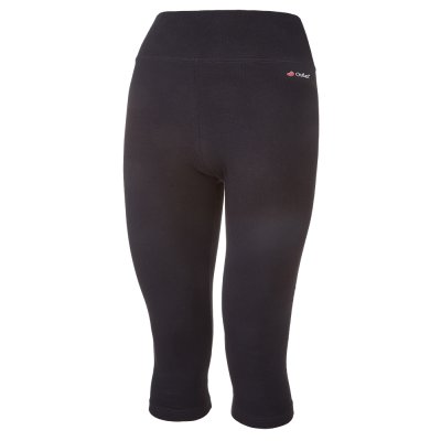 Legginsy 3/4 wysokie damskie cienkie Outlast® - czarne