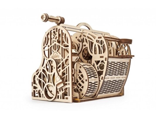 Puzzle 3D en bois mécanique Ugears - La Tirelire
