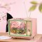 RoboTime Puzzle de madera 3D caja de música Paseo por el bosque de sakuras