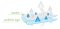 BABYMATEX Wasserdichtes Laken mit Gummiband Bambus 70x140 cm st. grau