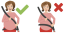 PETITE&MARS Pregnancy seat belt Beltley