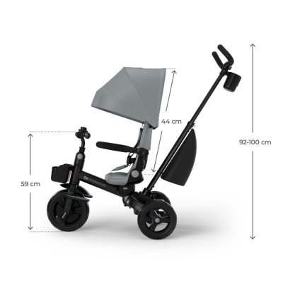 KINDERKRAFT Dreirad Aveo 2 Plus Grey