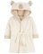 Szlafrok CARTER'S z kapturem i uszami Ivory Sheep neutralny 0-9m