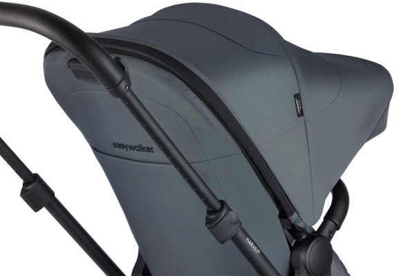 EASYWALKER Kombi-Kinderwagen Harvey⁵ Premium Mineral Grey XXL RWS