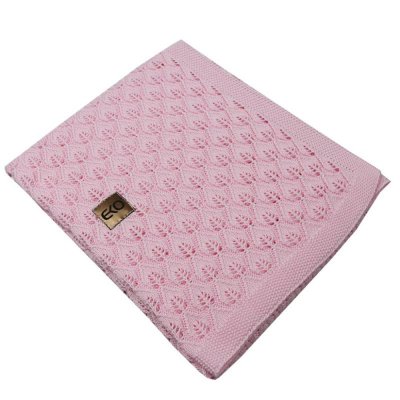 EKO Manta de bambu Rose Pink 80x100cm