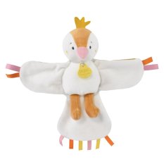 Doudou Zestaw prezentowy - muzyczna pluszowa zabawka ptaszek żółty 23 cm