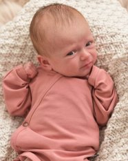 Enveloppe de corps pour bébé, vieux rose