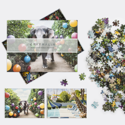 Galison Doppelseitiges Puzzle Im Park Gray Malin 500 Teile