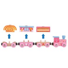 Bigjigs Rail Slatki ekspres + 3 tračnice