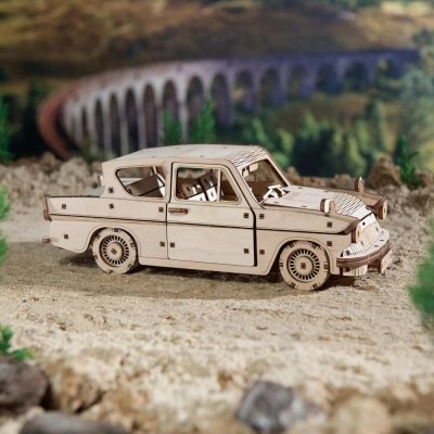 Puzzle 3D en bois mécanique Ugears Harry Potter Ford Anglia Volante