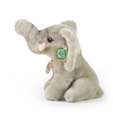 Rappa Pluszowy słoń siedzący 18 cm ECO-FRIENDLY