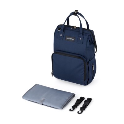 PETITE&MARS Batoh přebalovací na kočárek Jackob Dark Blue