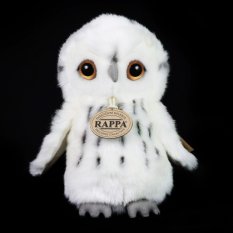 Rappa Plišana sova bijela 18 cm ECO-FRIENDLY