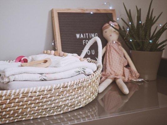 AHOJBABY Skötkorg Smart Basket naturlig + matt