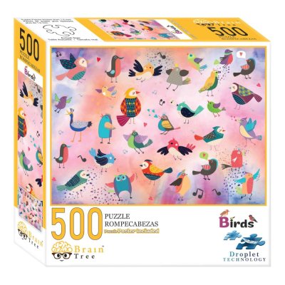 Brain Tree Puzzle Märchenvögel 500 Teile