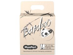 MONPERI Couches jetables en bambou eco L (8-13 kg) 19 pièces