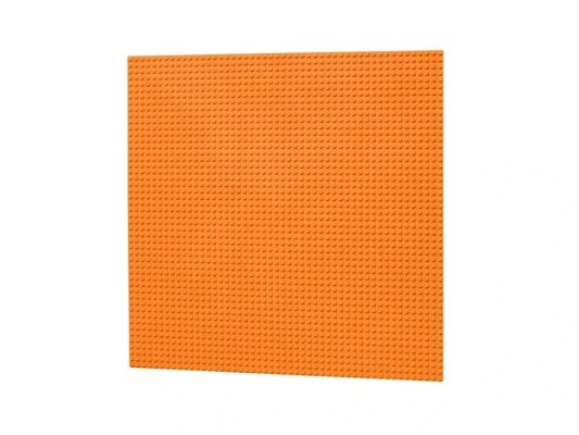 L-W Toys Grande base per costruzioni 50x50 punti arancione