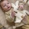 NATTOU Mazlíček mini Lapidou Teddy Glow vanilkový 35 cm, 0 m+