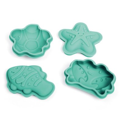 Bigjigs Toys Moules en silicone verts Eggshell