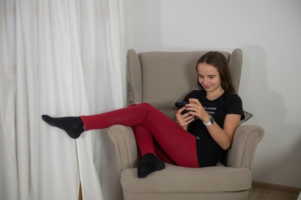Dunne legging Outlast® - scarlet