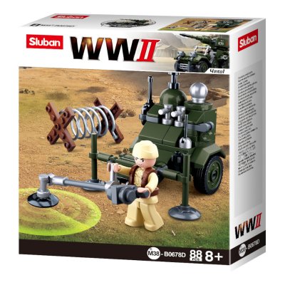 Sluban WWII M38-B0678D 4-i-1 Min Detektor