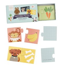 A Little Lovely Company - přiřazovací puzzle - pochoutky pro zvířátka
