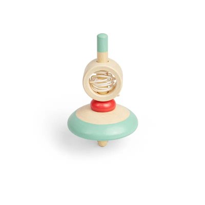 Bigjigs Toys Drveni zvrk s užetom 1 kom