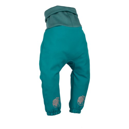 Pantaloni regolabili softshell per bambini Monkey Mum® con membrana - Lucertola allegra
