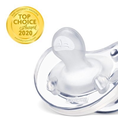 CHICCO Smoczek Physio Soft silikonowy 16-36m dziewczynka 2 szt.
