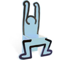 Vilac Trästol Keith Haring blå