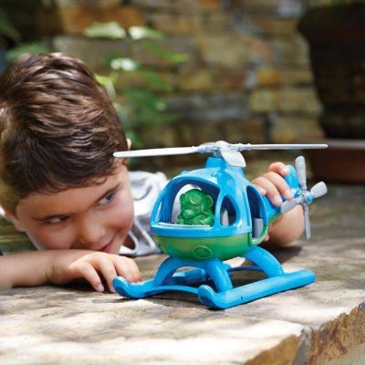 Green Toys Helicopter Blue
