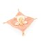 Doudou Peluche Orsetto arancione Pecora 19 cm